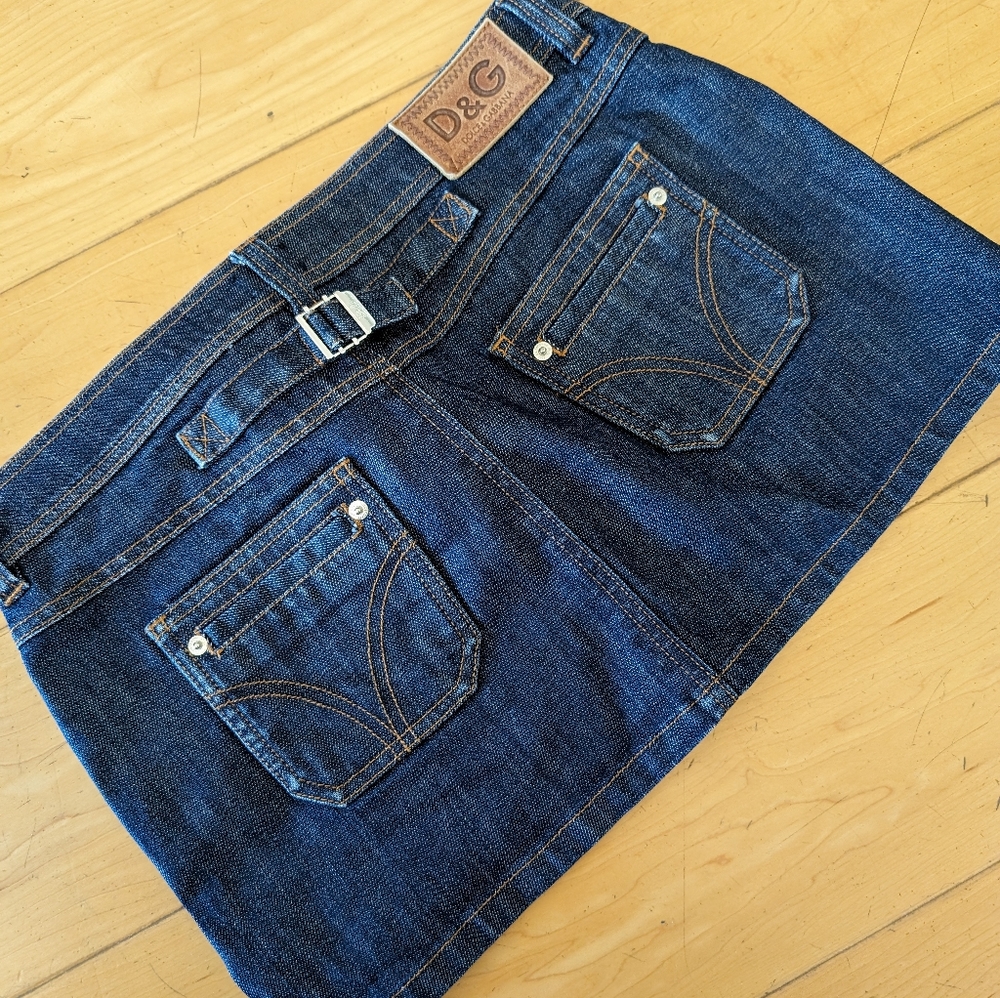 D & G Denim mini Skirt